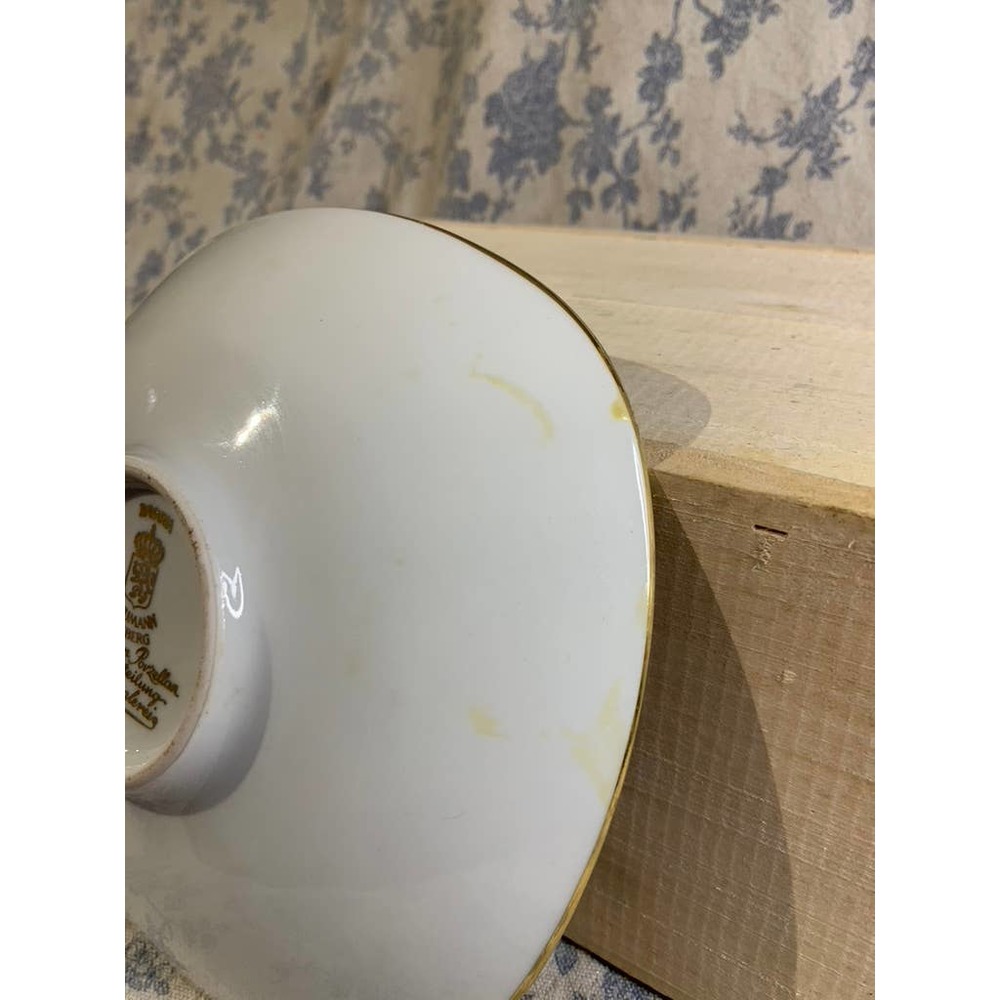 Vintage Porcelain Bavarian Schumann Arzberg Cranes Bowl - Picture 10 of 10
